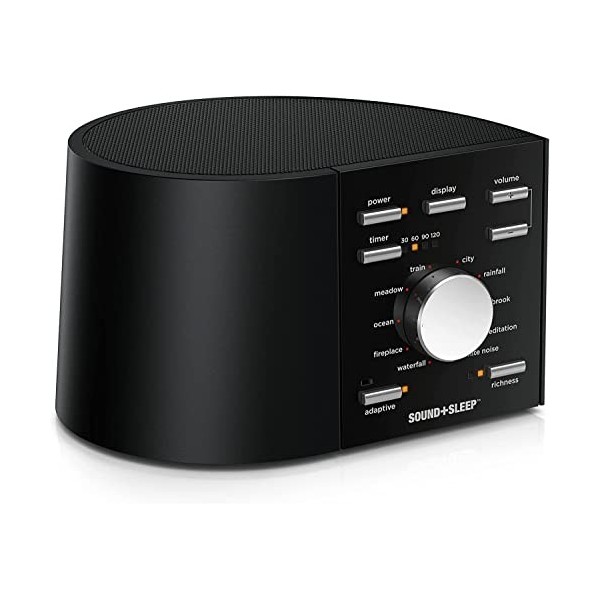 Sound + Sleep Machine de thérapie pour sommeil – Modèle ASM1002 / noire avec adaptateur GB , [importée de GB]