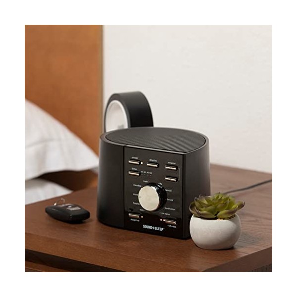 Sound + Sleep Machine de thérapie pour sommeil – Modèle ASM1002 / noire avec adaptateur GB , [importée de GB]