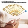 Diapason, 8pcs Professional Sound Healing Therapy Diapason, Ensemble Doutils de Diapason en Alliage Daluminium pour Sound H