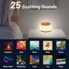 Color Noise Machine sonore avec veilleuse de 10 couleurs, 25 sons apaisants et bruit blanc, 32 niveaux de volume, 3 luminosit