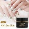 Nail Gel Colle Adhésif Professionnel Ongles Épais UV Gel Colle Strass Accessoire Décoration Bling Nail Outils pour Tous Les O