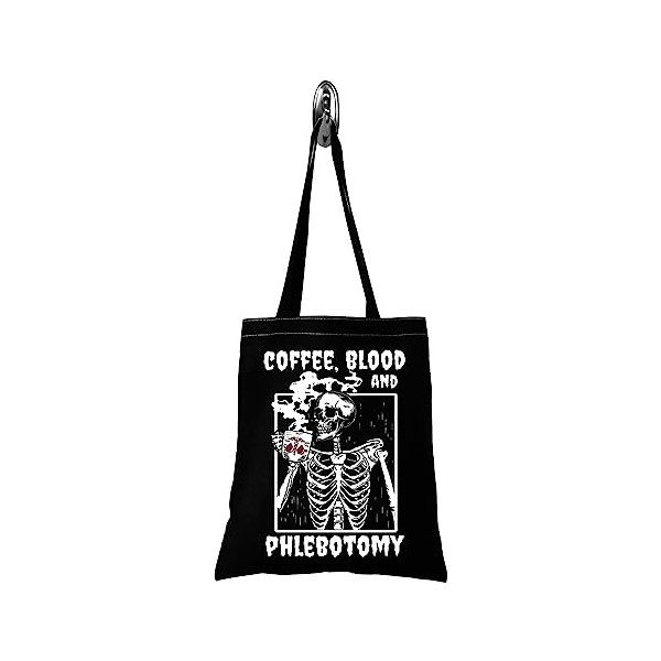 Phlebotomist Gift Phlebotomy Tote Bag Coffee, Blood and Phlebotomy Bag Venepuncture Gift, À propos du produit :, PHLEBOTOMIE 