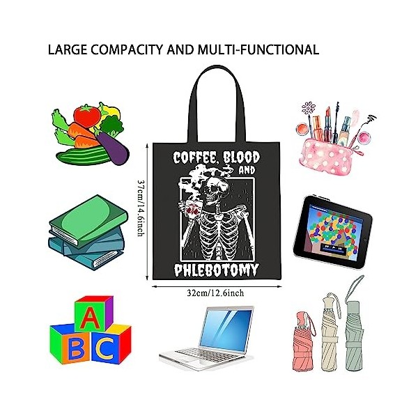 Phlebotomist Gift Phlebotomy Tote Bag Coffee, Blood and Phlebotomy Bag Venepuncture Gift, À propos du produit :, PHLEBOTOMIE 