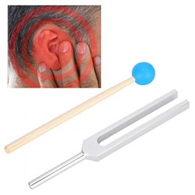 Marteau en Bois de Diapason Dalliage Daluminium 432HZ, Ensemble Doutils de Traitement de Guérison Sonore avec Marteau en B