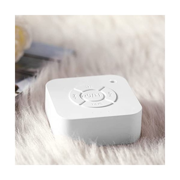 Baby Sound Machine 9 Songs Timing White Noise Sound Machine Aid Sleeping USB Charging