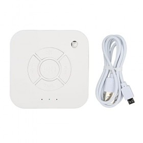Machine à Bruit Blanc, Machine à Son Portable avec Veilleuse, Rechargeable par USB, Minuterie Darrêt Automatique, Machine à 
