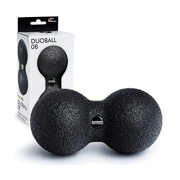 BLACKROLL DUOBALL 08 | Balle de massage & Double boule de massage pour un soulagement efficace des fascias et des trigger poi