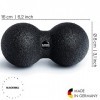 BLACKROLL DUOBALL 08 | Balle de massage & Double boule de massage pour un soulagement efficace des fascias et des trigger poi