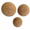 Mina-Industries Lot de 2 boules en liège 3 cm ou 4 cm ou 5 cm 2 pièces de 3 cm 