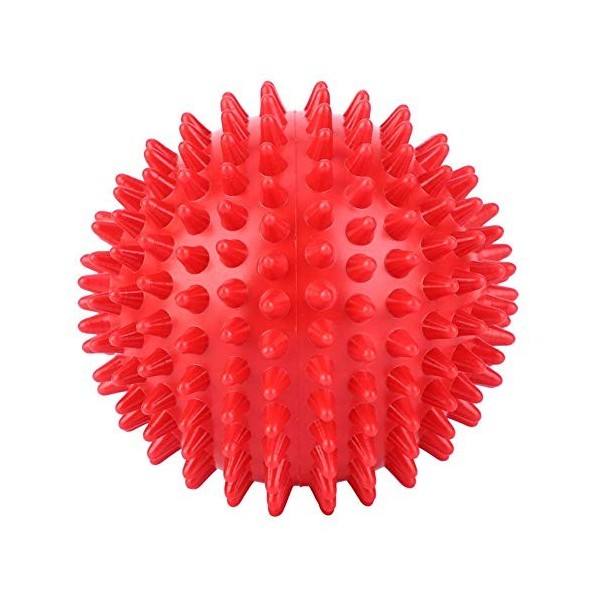 Spiky Massage Ball Roller Massager Ball pour le traitement des points de d¡§|clenchement du dos du pied, la lib¡§|ration myof