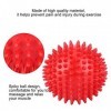 Spiky Massage Ball Roller Massager Ball pour le traitement des points de d¡§|clenchement du dos du pied, la lib¡§|ration myof