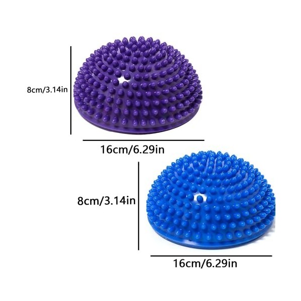 Axinyue 2pcs Balle De Massage Fasciite Plantaire Balle HéRisson,Boule De Massage Boule HéRisson Boules De Massage à Pique,Bal