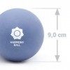 1 balle de massage de 9 cm en caoutchouc naturel, agréablement souple, parfaite pour les fascias et lauto-massage 9 cm, vio