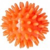 Balle de massage, orange, diamètre 6 cm, appareil de massage thérapeutique pour main, balle anti-stress, circulation sanguine