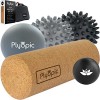 Plyopic Balles de Massage – Lot de 3 Boules Haute Densité pour le Relâchement Myofascial, Fasciite Plantaire, Crossfit Mobili