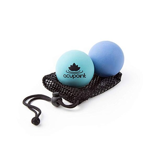 Acupoint Balles de massage thérapeutique – Idéal pour le yoga, le massage des tissus profonds, la thérapie des points de décl