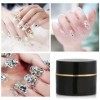 Feuille Dur Gel Nail Builder 5 × 3 × 3 Adhésif Professionnel Épais Ongles Uv Gel Colle Strass Accessoire Décoration Bling Nai