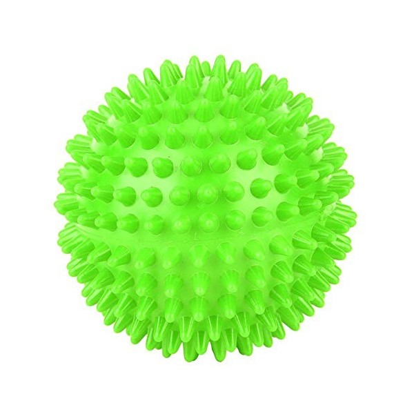 Spiky Massage Ball Roller Massager Ball pour le traitement des points de d¡§|clenchement du dos du pied, la lib¡§|ration myof