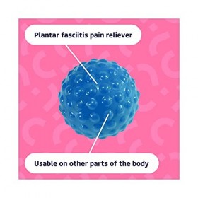 feet bcn Balle de massage pour les pieds. 5 cm de diamètre - Soulage la douleur et la tension sur la plante du pied. 1 unité.