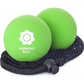 1 balle de massage de 9 cm en caoutchouc naturel, agréablement souple, parfaite pour les fascias et lauto-massage 9 cm, vio