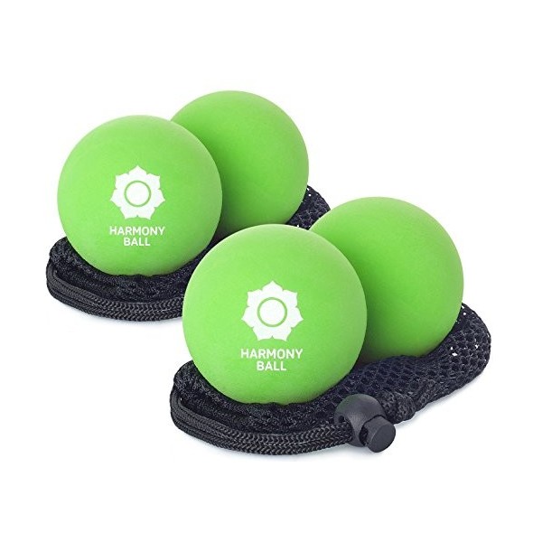 1 balle de massage de 9 cm en caoutchouc naturel, agréablement souple, parfaite pour les fascias et lauto-massage 9 cm, vio