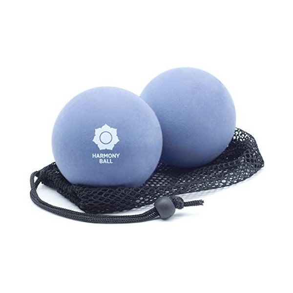 1 balle de massage de 9 cm en caoutchouc naturel, agréablement souple, parfaite pour les fascias et lauto-massage 9 cm, vio