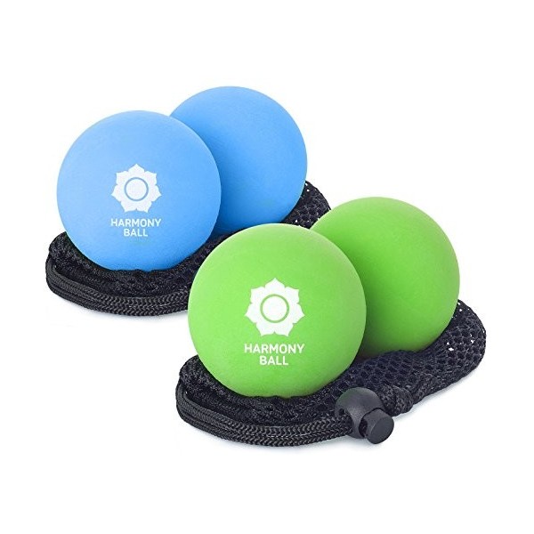 1 balle de massage de 9 cm en caoutchouc naturel, agréablement souple, parfaite pour les fascias et lauto-massage 9 cm, vio