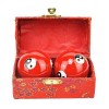 Lot de 2 balles chinoises Baoding pour exercices de santé, relaxation, thérapie Baoding Balle Santé des doigts Fitness Exerci