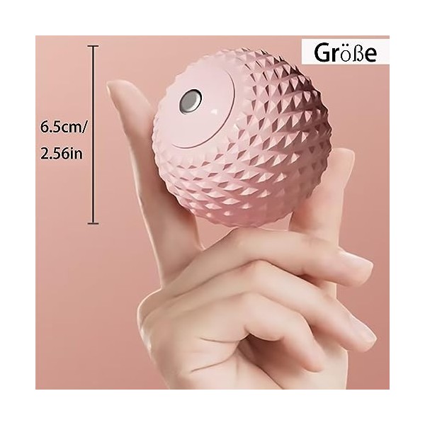 Lot de 2 balles de massage [6,5 cm de diamètre] - Pour fascias - Auto-massage - Balle de lacrosse - Point de déclenchement de