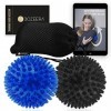 [BALLE DE MASSAGE PICOT - 2 PIECES ] Balle Massage Pied, Dos etc. - Balles de Massage 2 x 9 CM - Boule de Massage Dur et Moye