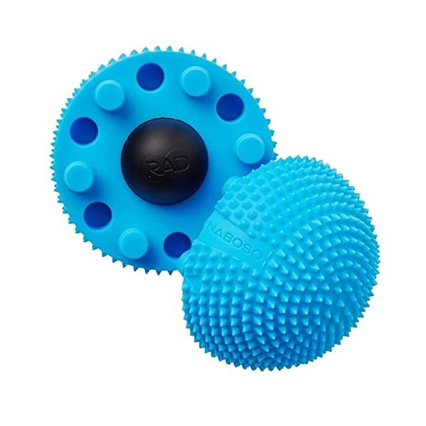 NABOSO Balle Neuro, outil de libération myofasciale des pieds, boule de massage texturée pour les pieds, auto-massage, mobili