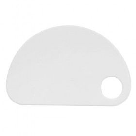 Palette de Mélange Dart Dongle avec Spatule, Palette de Couleurs Transparente en Acrylique pour Ongles Trou de Pouce Acryli