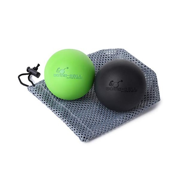 Bomb-Ball Duo Massage ball set by Ultimate Relief, Faszien + Lacrosse massage ball pour la relaxation musculaire ultime, lau