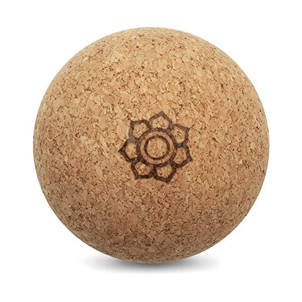 Harmony Ball® Balle de massage en liège - Doux pour la peau et produit 100 % naturel écologique pour fascias/auto-massage - F