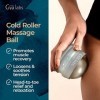 Gya Labs Cold Roller Massage Ball - Outil de récupération 3 en 1 pour la cryothérapie, la thermothérapie et laromathérapie