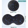 Selbstmassageball Double Balle de Massage - Boules Auto-Massage Point Trigger en Forme de Cacahuète pour Les Fascias, Relaxat