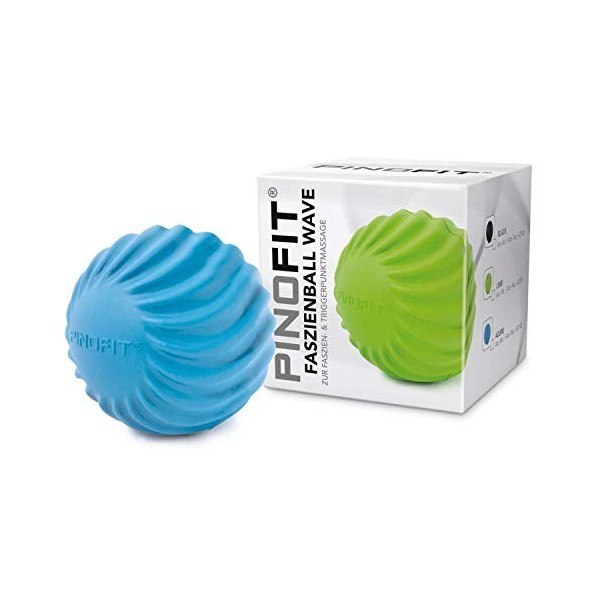 Pinofit Wave Balle pour fascias pour massage et traitement des tissus conjonctifs, vert