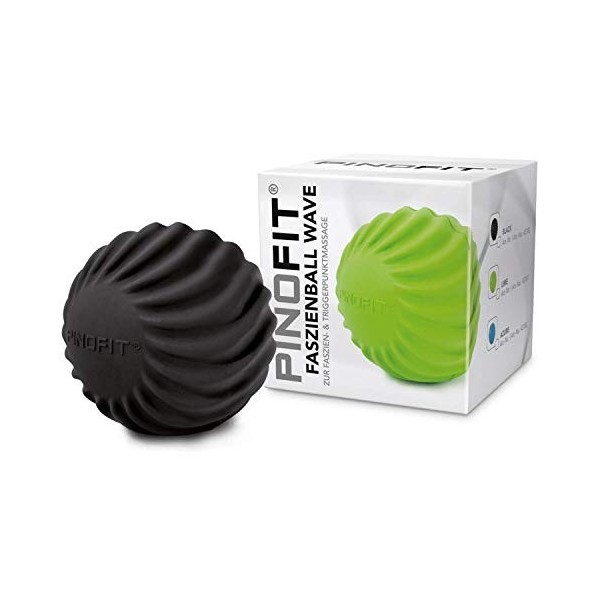 Pinofit Wave Balle pour fascias pour massage et traitement des tissus conjonctifs, vert