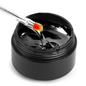 ERYUE Caoutchouc Collant, Nail Art Strass Colle 4-en-1 Nail Extension Gel Adhésif Gem Bijoux Diamant Polonais UV Gel Nail Art