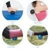 Navaris Boule massage - Set balle de massage avec 1x balle duo peanut et 1x boule fascia - Accessoire sport fitness yoga pila