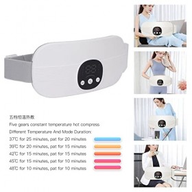 Ceinture amincissante abdominale, batterie 1800 mAh portable 5 vitesses chauffage réglable EMS compresse chaude ceinture de m