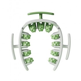 HSJKWPT Rouleau de massage musculaire en mousse avec poignée Point de déclenchement 3D Rouleau de massage pour muscles profon