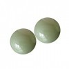 LIOOBO Lot de 2 balles de Baoding chinoises en jade dAfghanistan pour exercices de massage et de santé