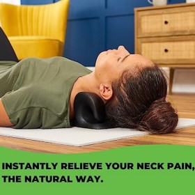 Ensemble de boules de massage pour étirement du cou,Oreiller de traction cervicale,Dispositif de soulagement des douleurs cer