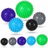 Set de 10 Boules de Massage Balles de Massage à Pointes Boules de Hérisson Balles dAcupression Boules de Fascia pour Corps P