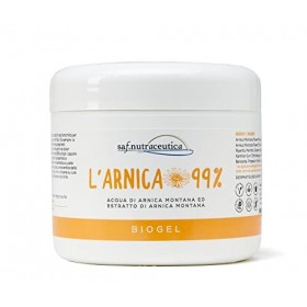 Saf.Nutraceutica - Arnica 99% pour chevaux Usage humain Biogel extra fort, à action rapide, 99% naturel, super concentré avec