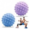 Balle de Massage,2 pièces Boule Massage,Balle à Picots pour Massage Dos,Massage Pieds,Massage Jambes et Des Muscle Relax Ball