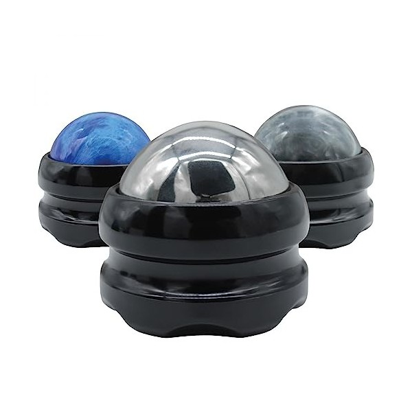 Vivezen - Boule de massage roll on avec rotation à 360° - 3 coloris