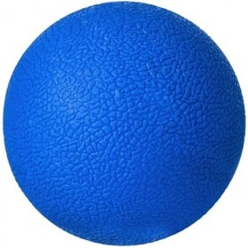 5417 Balle de massage en caoutchouc rigide Bleu 6 cm