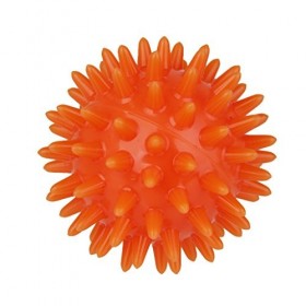 Boule de Massage Spikey Balle à Picots Souple Masseur Soulagement du Stress 5.5cm Orange